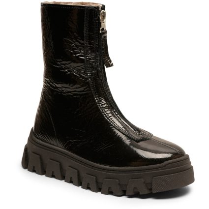 Bisgaard Black Patent Nomi Lamb Støvler - Str. 35
