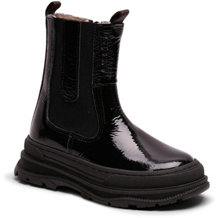 Bisgaard Mila Lamb Støvler Black Patent - Str. 30
