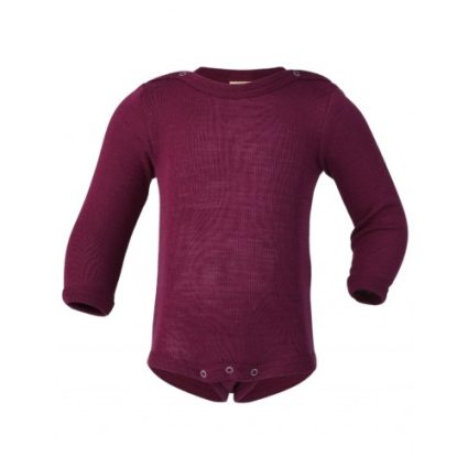 Body Med Lange Ærmer I Merino Uld Og Silke 50/56 Orchid