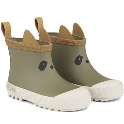 Liewood Tekla Gummistøvler Panda / Khaki Multi Mix - Str. 29