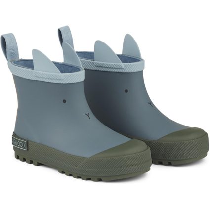 Liewood Tekla Gummistøvler Rabbit/Whale Blue Mix - Str. 29