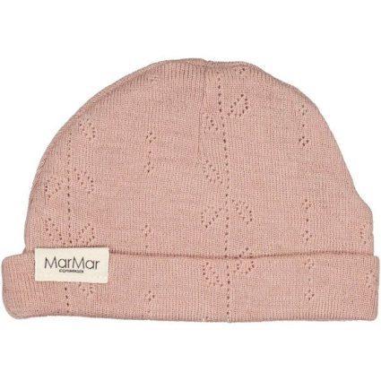 MarMar Wool Pointelle Burnt Rose New Born Aiko Hue - Str. 4 mdr/62