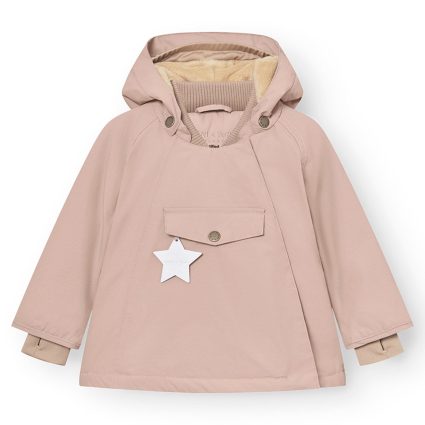 Mini A ture Adobe rose Wang Fleece Vinterjakke - Str. 3 år/98