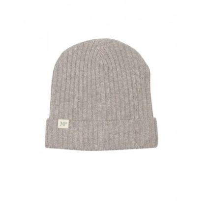 Mpkids, Uppsala Beanie - Strikket Hue I Uldmix Med Foldekant, Oeko-texÂ® Light Brown Melange 47/49