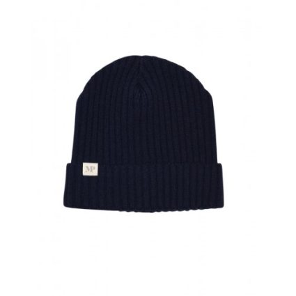 Mpkids, Uppsala Beanie - Strikket Hue I Uldmix Med Foldekant, Oeko-texÂ® Navy 47/49