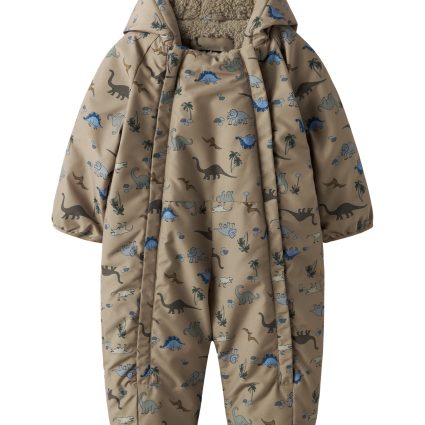 NAME IT Flyverdragt Snow05 Silver Mink