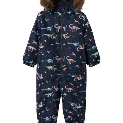 NAME IT Flyverdragt Snow10 Dark Sapphire Dino Earth
