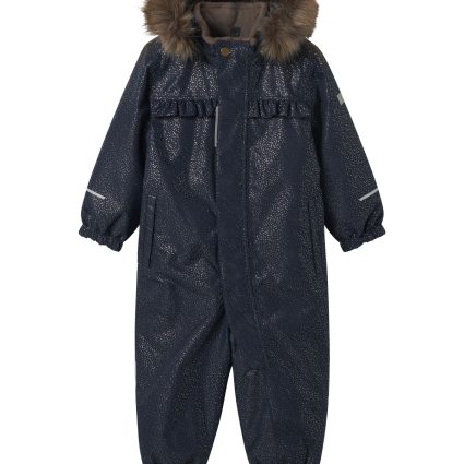 NAME IT Flyverdragt Snow10 Frill Glitter Dark Sapphire