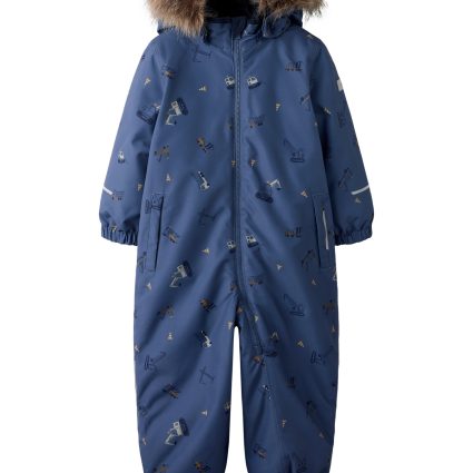 NAME IT Flyverdragt Snow10 Vintage Indigo Work