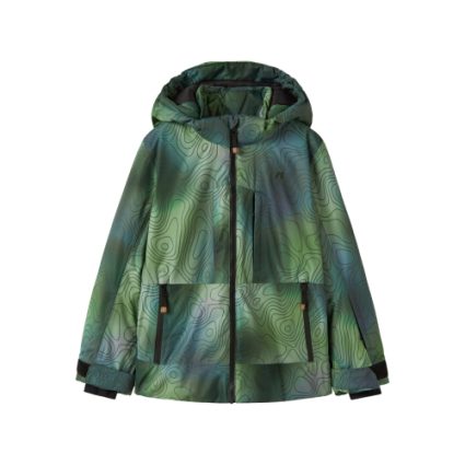 NAME IT Ski Jakke Slope10 Edition Jungle Green Aop