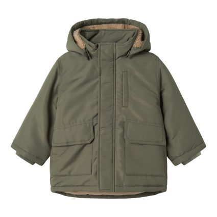 NAME IT Vinter Jakke Marlow Dusty Olive NAME IT Vinter Jakke Marlow Dusty Olive