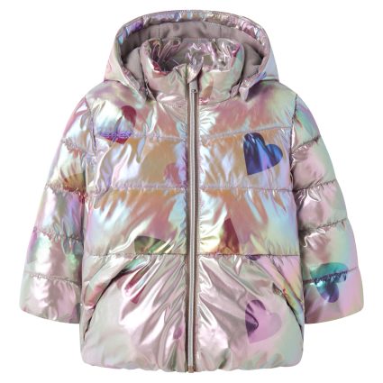 Name It Molina - Puffer Jacket Shiny AOP - Fungi - 86 cm
