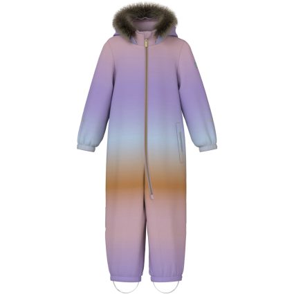 Name It Subdued Blue Flow Snow10 Flyverdragt AOP Fo Noos - Str. 80