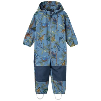 Name it Coronet Blue Alfa08 Softshell Flyverdragt AOP Noos - Str. 104
