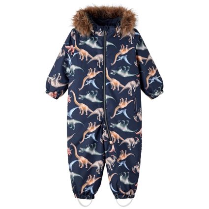 Name it Dark Sapphire Snow Flyverdragt Dino Dream Noos - Str. 80