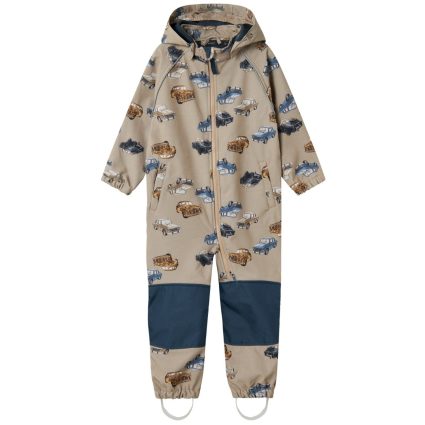 Name it Savannah Tan Alfa08 Softshell Flyverdragt AOP Noos - Str. 104