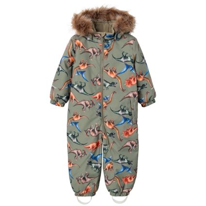 Name it Vetiver Snow Flyverdragt Dino Dream Noos - Str. 80