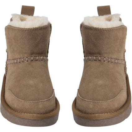 Sofie Schnoor Dark Sand Suede Støvler - Str. 26