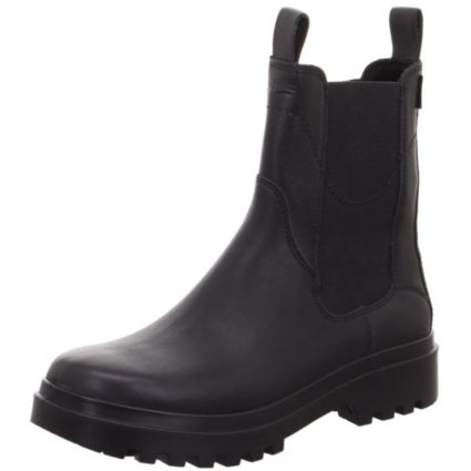 Superfit Black Abby Girls' Slip-On Velcro Zip Støvler - Str. 33
