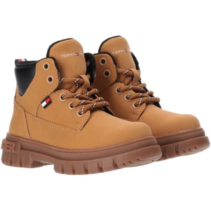 Tommy Hilfiger Ochre Lace-Up Støvle - Str. 28