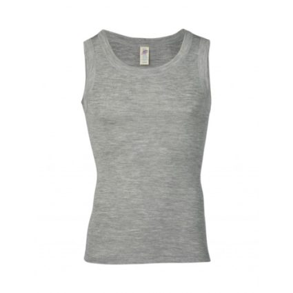 Undertrøje I Uld Og Silke Til Herre 54/56 Light Grey Melange