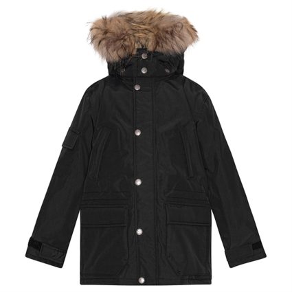 Ver de Terre Nordic Jakke m. Pels Black - Str. 6 år